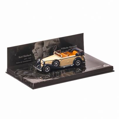 Maybach DS8 Zeppelin 4 usi 1932, macheta auto scara 1:43, bej, Minichamps
