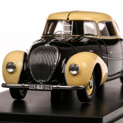 Maybach SW35 Streamliner Spohn 1935, macheta auto, scara 1:43, negru cu crem, Neo