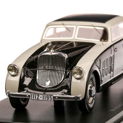 Maybach Zeppelin DS8 1932, macheta auto, scara 1:43, negru cu gri, Neo