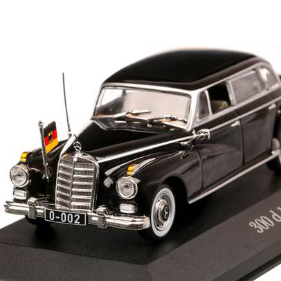 Mercedes 300d (W189) 1957, macheta auto, scara 1:43, negru, PCT