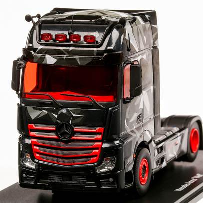 Mercedes Actros2 1863 Gigaspace 2014, macheta  camion -cap tractor, scara 1:43, negru, Eligor