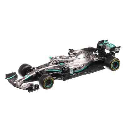 Mercedes AMG W10 EQ Power+, F1, #44, L.Hamilton, 2019 , scara 1:43, negru cu gri si bleu, Burago