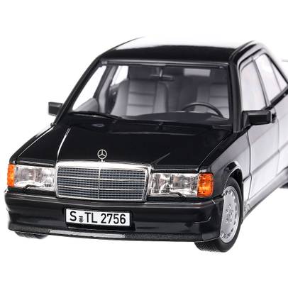 Mercedes-Benz 190E 2.3-16 W201 1984, macheta auto, scara 1:18, negru, Norev-2