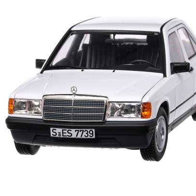 Mercedes-Benz 190E W201 1984, macheta auto, scara 1:18, alb, Norev-2