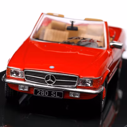 Mercedes-Benz 280 SL R107 1979, macheta auto, scara 1:43, rosu, Ixo