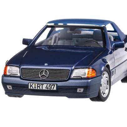 Mercedes-Benz 500 SL 1989 macheta auto scara 1:18, albastru, Norev