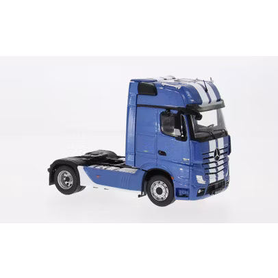 Macheta cap tractor Mercedes-Benz Actros MP4 2012 albastru 1 43 Ixo