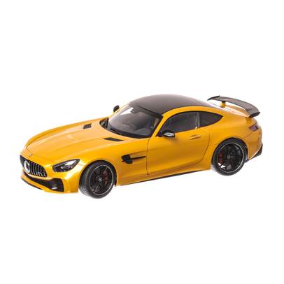 Mercedes-Benz AMG GT R 2017, macheta auto scara 1:18, galben, window box, AUTOart