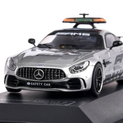 Mercedes Benz AMG GT R Maylander F1 Safety Car 2018, macheta auto, scara 1:43, gri cu negru, CMR