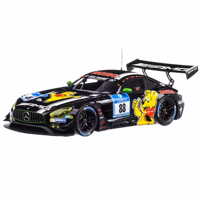 Mercedes-Benz AMG GT3 #88 3rd 24h Nürburgring 2016 Haribo Racing Team, scara 1:12, negru, Premium Classixxs-2