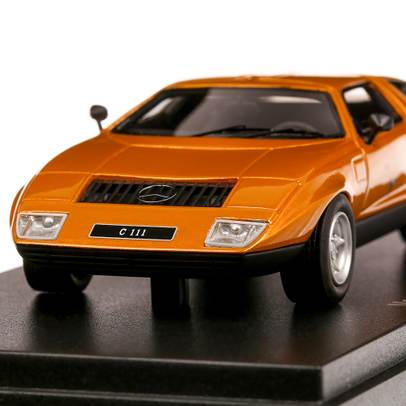 Mercedes-Benz C111 1969, 1:43, portocaliu, Bos-Models