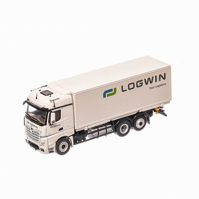 Mercedes-Benz FH25 Big Space 6X4 2015, macheta camion transport containere, scara 1:50, NZG