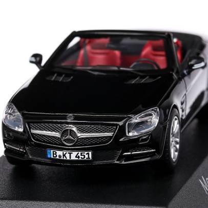 Mercedes-Benz SL 350 R231 2012, macheta auto, scara 1:43, negru, Norev-2