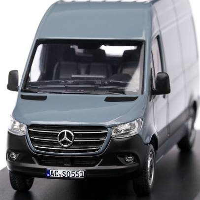 Mercedes-Benz Sprinter 2018, macheta auto, scara 1:43, gri, Norev-2