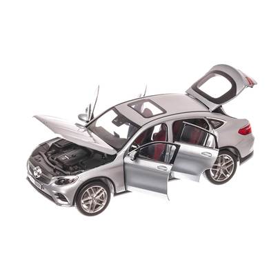 Mercedes-Benz GLC Coupe (C253), macheta auto scara 1:18, argintiu, iScale