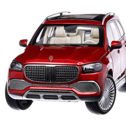 Macheta auto Mercedes Maybach GLS 600 4Matic (X167) 2021, scara 1:18, visiniu, Jadi Toys