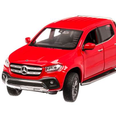 Mercedes X-Class 2020, macheta auto, scara 1:27, rosu, Welly