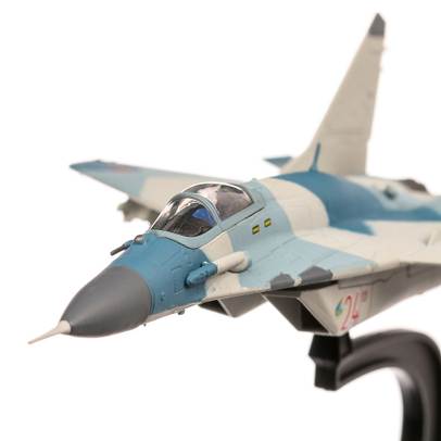 MIG-29SMT Fulcrum Russian AF 5AvGr 7000AvB 2012, macheta avion, scara 1:100, camuflaj albastru, Atlas