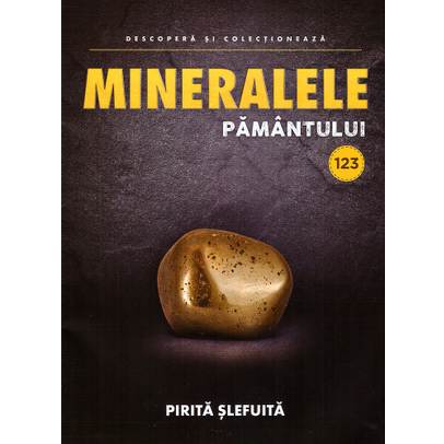 Mineralele pamantului nr.123 - Pirita slefuita