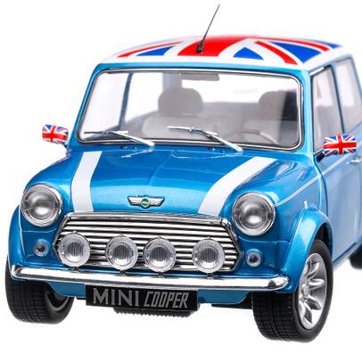 Mini Cooper Sport Fischerman 1997, macheta auto, scara 1:18, albastru, Solido