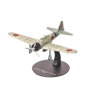 Macheta avion Mitsubishi A6M2A Zero Model 11 Japonia 1941, scara 1:72, gri, DeAgostini