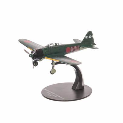 Colectia Avioane din Cel De-al Doilea Razboi Mondial Stars nr. 28 -  Mitsubishi A6M2b ZERO Model 21 Tetsuzo Iwamoto-Fortele Navale ale Japoniei 1944