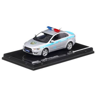 Mitsubishi Lancer Politia Kazakhstan 2010, macheta auto, scara 1:43, argintiu, Vitesse SunStar