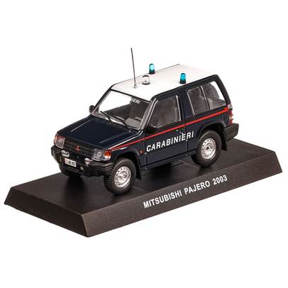 Mitsubishi Pajero Carabinieri 2003, macheta auto, scara 1:43, albastru inchis, Magazine models-2