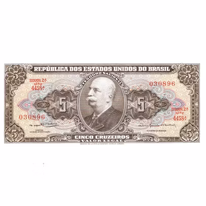 Monede si Bancnote de pe Glob Nr.201 - 5 cruzeiros