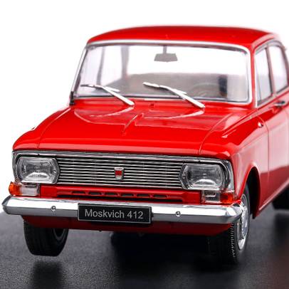 Moskvitch 412 1967, scara 1:24, rosu, White Box