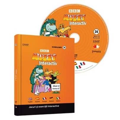 BBC Muzzy Interactiv - Jocuri si exercitii interactive vol.24 - CD si carte