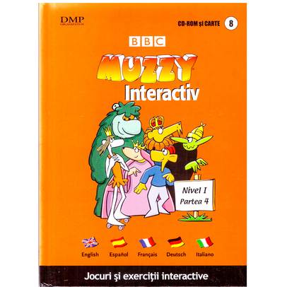 BBC Muzzy Interactiv - Jocuri si exercitii interactive vol.8 - CD si carte