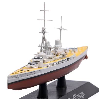 Nava de lupta SMS Derfflinger 1913, gri, macheta nava de lupta, la scara 1:1250