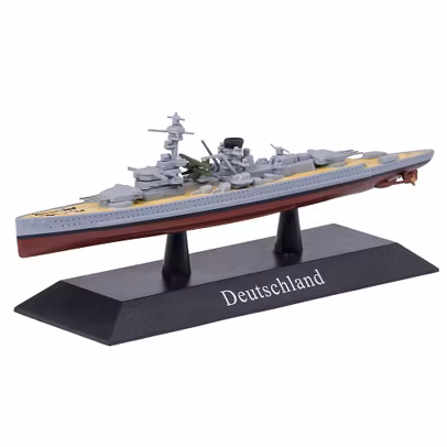 Macheta Cuirasatul Deutschland scara 1:1250 - Nave militare nr.7
