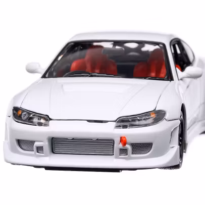 Nissan Silvia S15 2000, macheta auto,  scara 1:24, alb, Welly