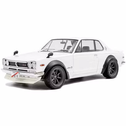 Macheta auto Nissan Skyline C10 Hakosuka 1970 alb 1:18 Solido