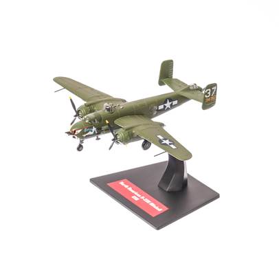 North American B-25H Mitchell USA 1940, macheta avion scara 1:144, verde, Atlas