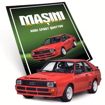 Nr.11 - Audi Sport Quattro rosu - Masini de neuitat - 1:60