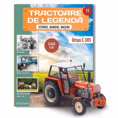 Nr.11 URSUS C385 Polonia Tractoare de legenda 1:43 Hachette