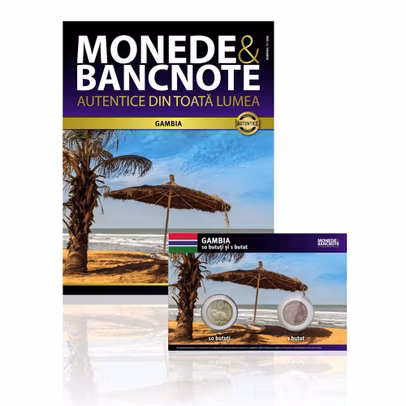 Monede Gambia - 1 butut si 10 bututi colectie numismatica