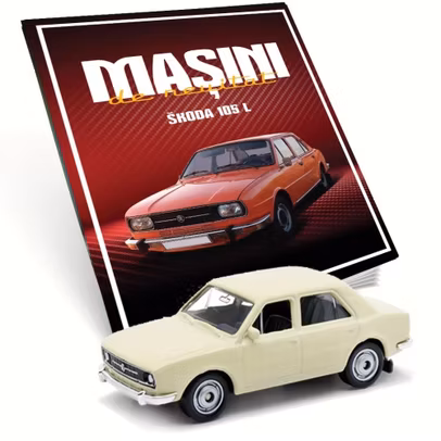 Skoda 105 L crem macheta 1:60 Masini de neuitat Nr.26