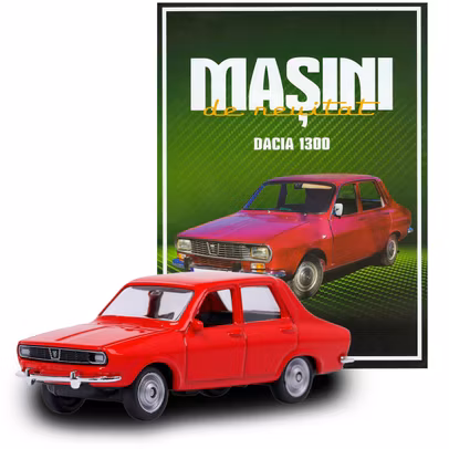 Macheta Dacia 1300 1:60 Masini de neuitat Nr.3 - revista si macheta