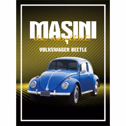 Nr.8 - Volkswagen Beetle albastru - Masini de neuitat - 1:60