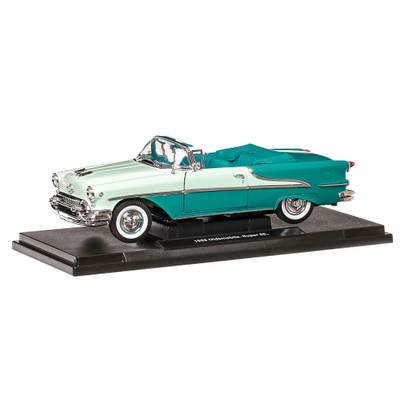 Oldsmobile Super 88 1955, macheta auto, scara 1:18, verde, Welly