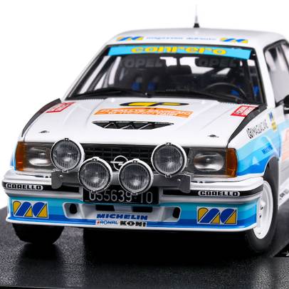Opel Ascona 400 Rallye San Remo 1982, scara 1:18, alb cu bleu, Sun Star