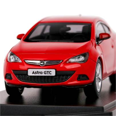 Opel Astra J GTC 2 usi 2015, macheta auto scara 1:43, rosu, Motorart