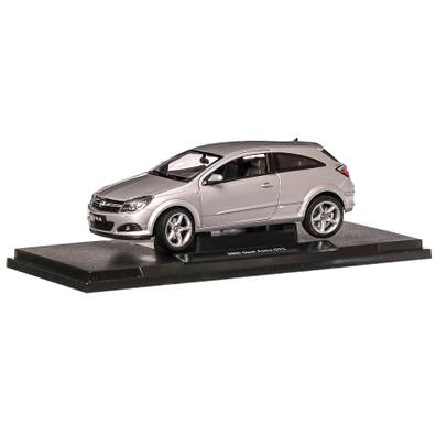 Opel Astra H GTC 2005, macheta auto, scara 1:18, argintiu, Welly