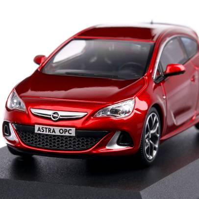 Opel Astra J GTC OPC 2019, macheta auto, scara 1:43, rosu, Motorart