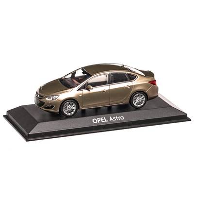 Opel Astra J Limousine 2012, macheta auto scara 1:43, auriu metalizat, Minichamps