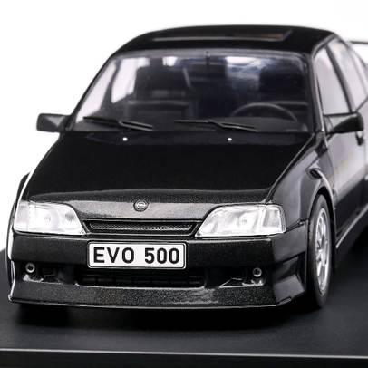 Opel Omega Evolution 500 1991, macheta auto, scara 1:24, negru metalizat, White Box